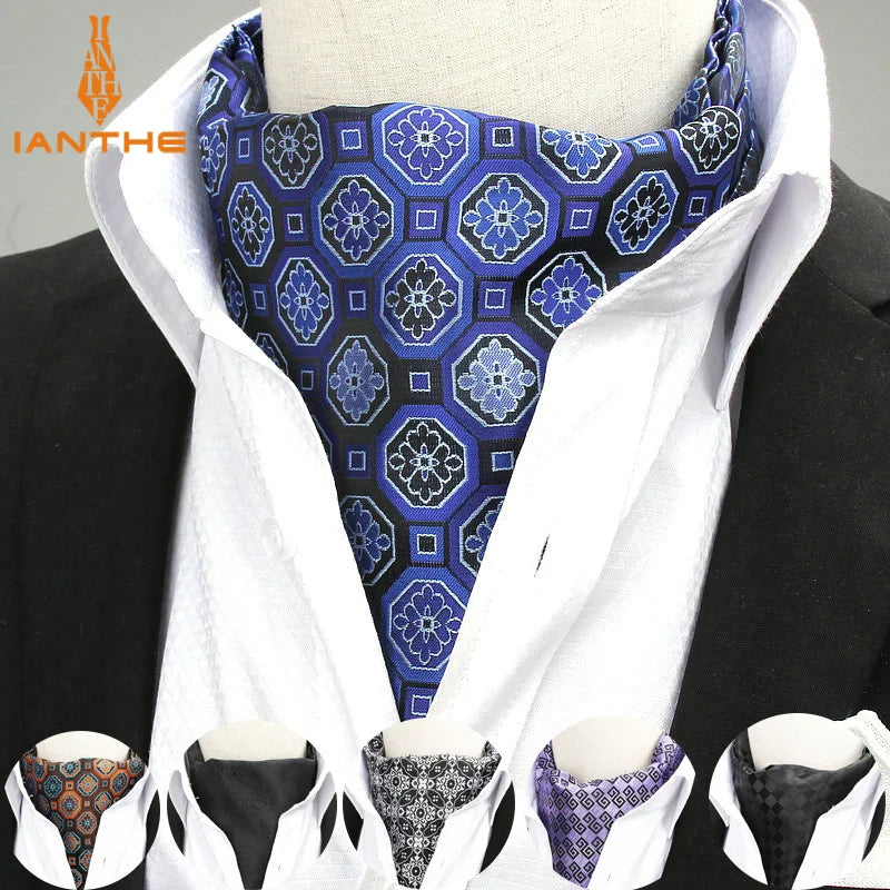 Luxury Men's Anchor Woven Pattern Ties for Men's Slim Neckties Polyester Jacquard Skinny Neck Tie Wedding Corbata Gravata Ties