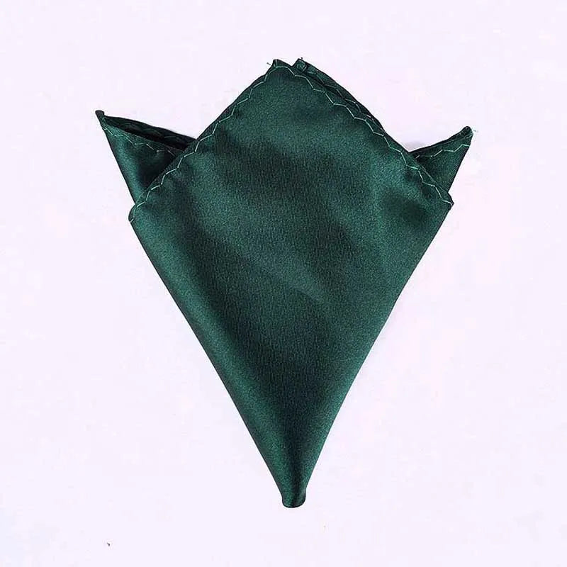 Satin Handkerchief For Men Candy Color Mens Suits Pocket Square Business Chest Towel Hanky Suit Napkin Solid  Sale