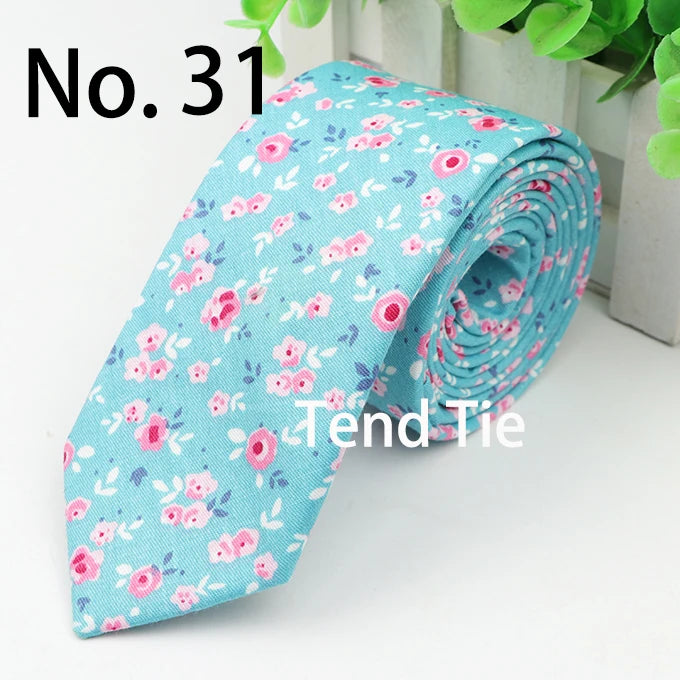 Cotton Men's Colourful Tie Duck Dog Fruit Flower Ties Narrow Kids Children Necktie Slim Skinny Cravate Narrow Thick Neckties