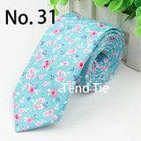 Cotton Men's Colourful Tie Duck Dog Fruit Flower Ties Narrow Kids Children Necktie Slim Skinny Cravate Narrow Thick Neckties