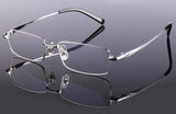 Handoer Men Eyeglasses Frame Pure Titanium Optical Glasses Prescription Spectacles Full Rim Eyewear Metal Frame Glasses Frame