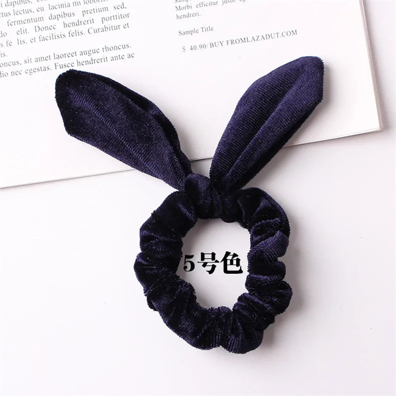 Velvet Scrunchie Women Girls Elastic Hair Rubber Bands Accessories Gum For Women Tie Hair Ring Rope Ponytail Holder Headdress