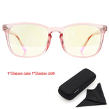 Blue Light Blocking Reading Glasses Women Stylish Square Readers Men UV Protection Magnifying Glasses Anti Glare 0 Degree
