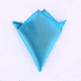 Satin Handkerchief For Men Candy Color Mens Suits Pocket Square Business Chest Towel Hanky Suit Napkin Solid  Sale