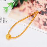 Korean Fashion Elastic Hair Bands DIY Flower Hairband Round Hoop Cute Ribbon Ball Scrunchies 100Pcs/Lot Girls Hair Accessories