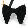 Men's Big Bow Ties For Women Men Micro Suede Bowtie Candy Solid Corduroy Butterfly Soft Lithe Gravata Wedding Party Tie Bowknot