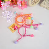 5pcs/lot Hair rubber band accessories cheapest rezinochki wholesale fluorescence candy colors hair elastics