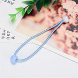 Korean Fashion Elastic Hair Bands DIY Flower Hairband Round Hoop Cute Ribbon Ball Scrunchies 100Pcs/Lot Girls Hair Accessories