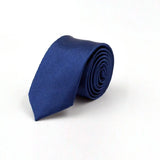 Solid Neck tie for men Gravata Slim ties narrow necktie 5cm width Cravat Mariage Gift Polyester 36 colors