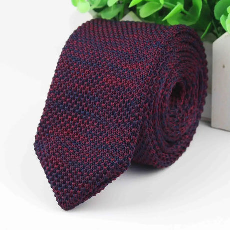 New Style Fashion Men's Colourful Tie Knit Knitted Ties Necktie Normal Slim Classic Woven Cravate Narrow Neckties