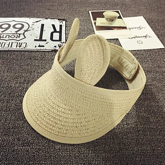 Cartoon Floppy Sun Hat for Kids Summer Beach Cap Sunshade Visor Top Unisex Baby Girl Boy Children's Sun Protection Accessory