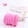 6PCS/Sett Cute Girls Elastic Hair Bands Scrunchies Ponytail Holder Rubber Bands Hair Ties Sweet Kids Hair Rope Hair Accessories