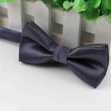 Children Polyester Bowtie Classic Solid Color Butterfly Wedding Party Necktie Kid Suit Tuxedo Dicky Pet Bow Tie