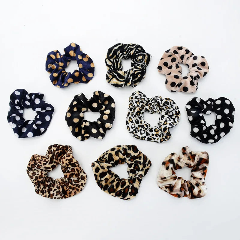 Velvet Scrunchie Women Girls Elastic Hair Rubber Bands Accessories Gum For Women Tie Hair Ring Rope Ponytail Holder Headdress
