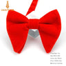 Men's Big Bow Ties For Women Men Micro Suede Bowtie Candy Solid Corduroy Butterfly Soft Lithe Gravata Wedding Party Tie Bowknot