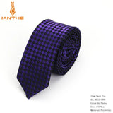 Brand New Men's Classic Plaid Ties For Men Necktie Suits Wedding Neck Tie For Business Cravats 5cm Pocket square Necktie sets