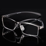 Men Titanium Alloy Eyeglasses Frame for Men Eyewear Flexible Temples Legs IP Electroplating Alloy Material,Full Rim and Half Rim