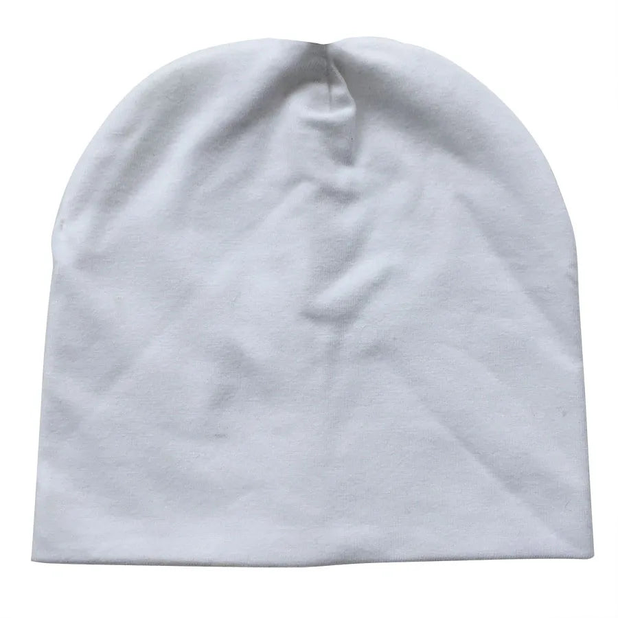 Cotton Newborn Baby Hat Girl Boy Cap Newborn 0-2Years Kids Beanie Candy Color White Black Cotton Casual Nightcap Children Cap