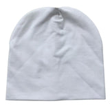 Cotton Newborn Baby Hat Girl Boy Cap Newborn 0-2Years Kids Beanie Candy Color White Black Cotton Casual Nightcap Children Cap