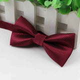 Children Polyester Bowtie Classic Solid Color Butterfly Wedding Party Necktie Kid Suit Tuxedo Dicky Pet Bow Tie