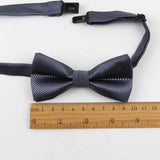 Children Polyester Bowtie Classic Solid Color Butterfly Wedding Party Necktie Kid Suit Tuxedo Dicky Pet Bow Tie