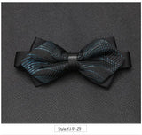 Men Bowtie Newest Butterfly Knot Mens Accessories Luxurious Bow Tie Black Cravat Formal Commercial Suit Wedding Ceremony Ties