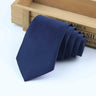 Formal Skinny Size Necktie 2.5inch Groom Gentleman Narrow Ties Men Wedding Party Polyester Gravata 6cm Width