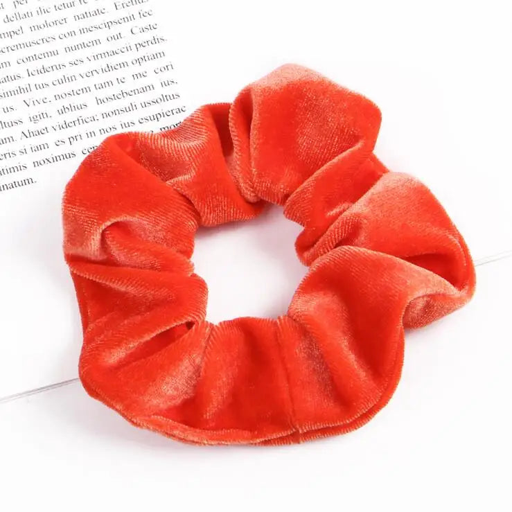 Velvet Scrunchie Women Girls Elastic Hair Rubber Bands Accessories Gum For Women Tie Hair Ring Rope Ponytail Holder Headdress