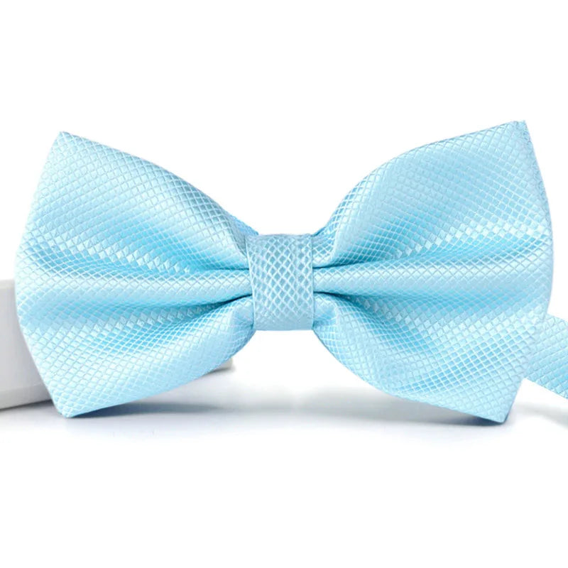 Mens Adult Bowtie Classic Fashion Wedding Party Formal Satin gift Plaids Multicolor Adjust Neck Bow tie Gravata New Clip-On