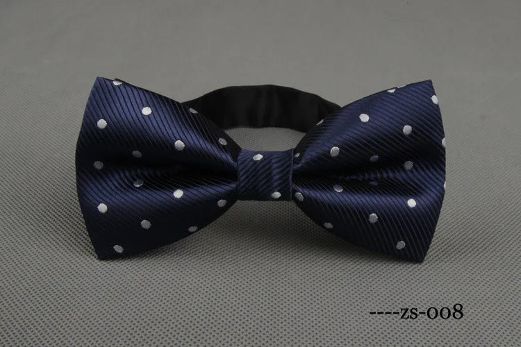 RBOCOTT Men's Bow Tie Gold Paisley Bowtie Business Wedding Bowknot Dot Blue And Black Bow Ties For Groom Party Accessories