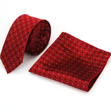 Brand New Men's Classic Plaid Ties For Men Necktie Suits Wedding Neck Tie For Business Cravats 5cm Pocket square Necktie sets