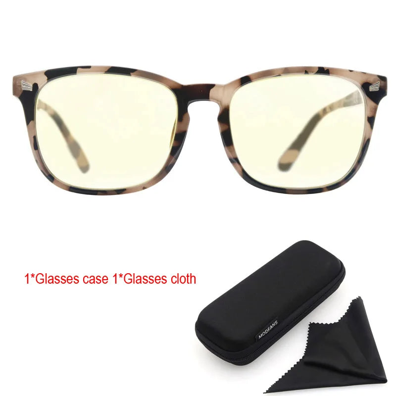 Blue Light Blocking Reading Glasses Women Stylish Square Readers Men UV Protection Magnifying Glasses Anti Glare 0 Degree