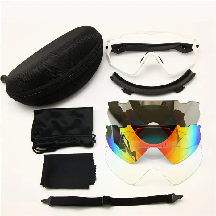 Sports Sunglasses 2 Lens Kit Classic Brand Eyeshield UV400 Outdoor Glasses Men Women