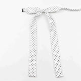 Woman Small Bowtie Fashion Pretty Ribbon Solid Color Butterfly Bowknot Bow Tie Cravat