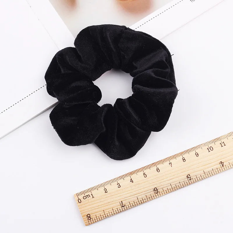 Velvet Scrunchie Women Girls Elastic Hair Rubber Bands Accessories Gum For Women Tie Hair Ring Rope Ponytail Holder Headdress