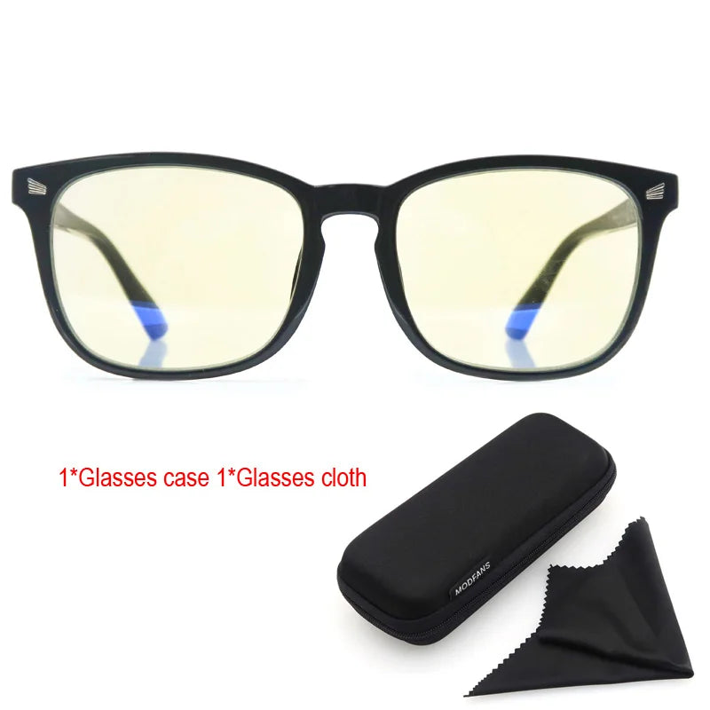 Blue Light Blocking Reading Glasses Women Stylish Square Readers Men UV Protection Magnifying Glasses Anti Glare 0 Degree