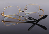 Handoer Men Eyeglasses Frame Pure Titanium Optical Glasses Prescription Spectacles Full Rim Eyewear Metal Frame Glasses Frame