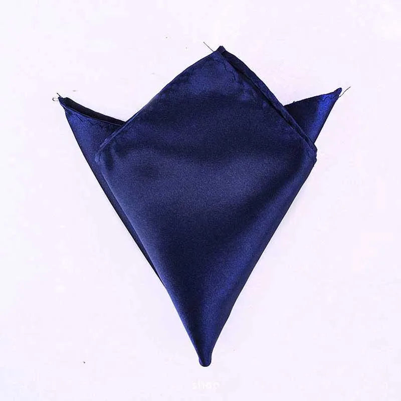 Satin Handkerchief For Men Candy Color Mens Suits Pocket Square Business Chest Towel Hanky Suit Napkin Solid  Sale