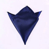 Satin Handkerchief For Men Candy Color Mens Suits Pocket Square Business Chest Towel Hanky Suit Napkin Solid  Sale