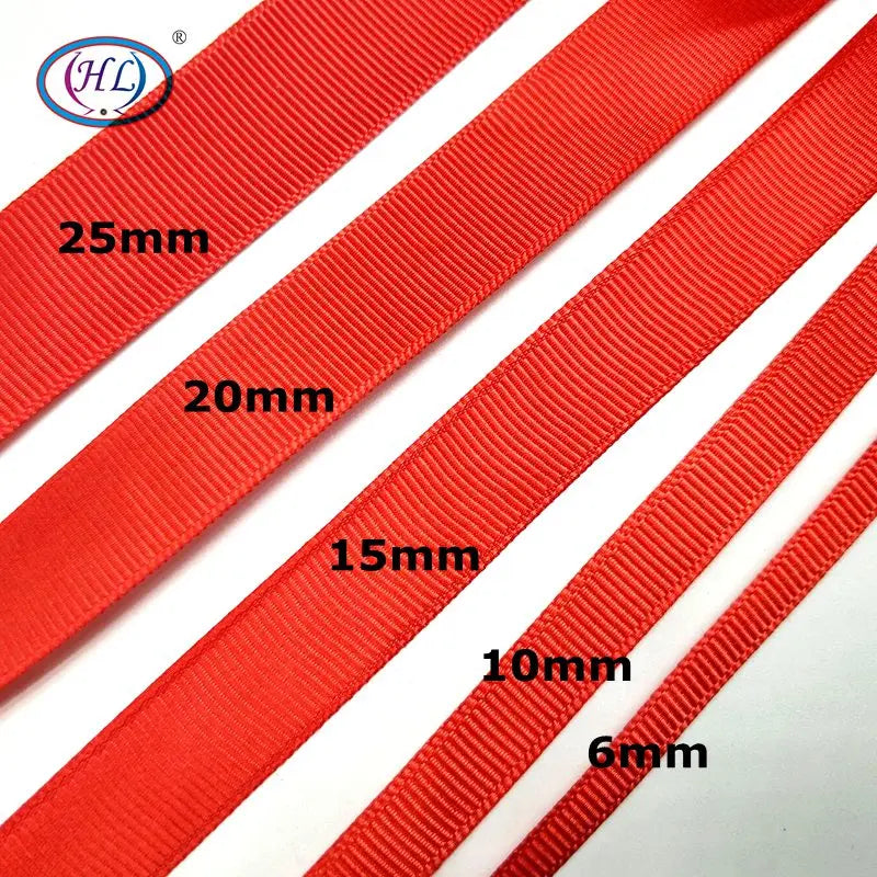 HL 5 Meters 25mm/40mm Grosgrain Ribbons Handmade DIY Headwear Accessories Wedding Decorative Wrap Gift