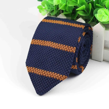 New Style Fashion Men's Colourful Tie Knit Knitted Ties Necktie Normal Slim Classic Woven Cravate Narrow Neckties