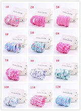 6PCS/Sett Cute Girls Elastic Hair Bands Scrunchies Ponytail Holder Rubber Bands Hair Ties Sweet Kids Hair Rope Hair Accessories