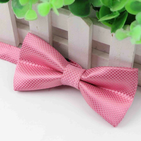 Children Polyester Bowtie Classic Solid Color Butterfly Wedding Party Necktie Kid Suit Tuxedo Dicky Pet Bow Tie