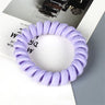 High Elasticity Telephone Coil Hairbands Women Spiral Hair Ties Girls Hair Rings Rope Solid Color Hair Accessories Gum Scrunchy