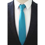 JEMYGINS Original High Quality Cotton 2.4'' Skinny Plaid Solid Cashmere Tie Wool Men Neck Tie For Youth Working Meeting