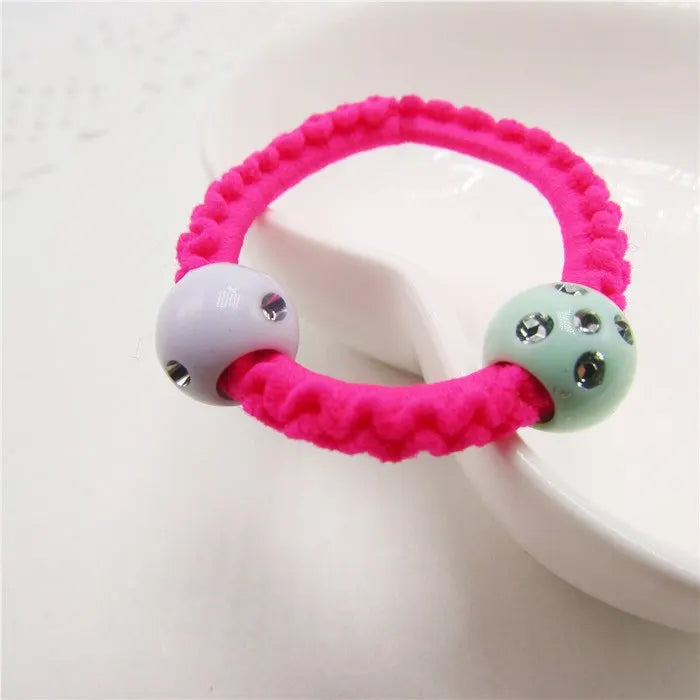 5pcs/lot Hair rubber band accessories cheapest rezinochki wholesale fluorescence candy colors hair elastics