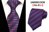 New Design Paisley Plaid Jacquard Woven Silk Mens Ties Neck Tie 8cm Striped Ties for Men Business Suit Business Wedding Party