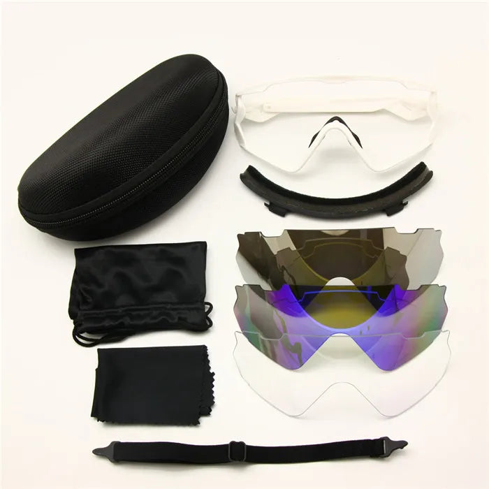 Sports Sunglasses 2 Lens Kit Classic Brand Eyeshield UV400 Outdoor Glasses Men Women