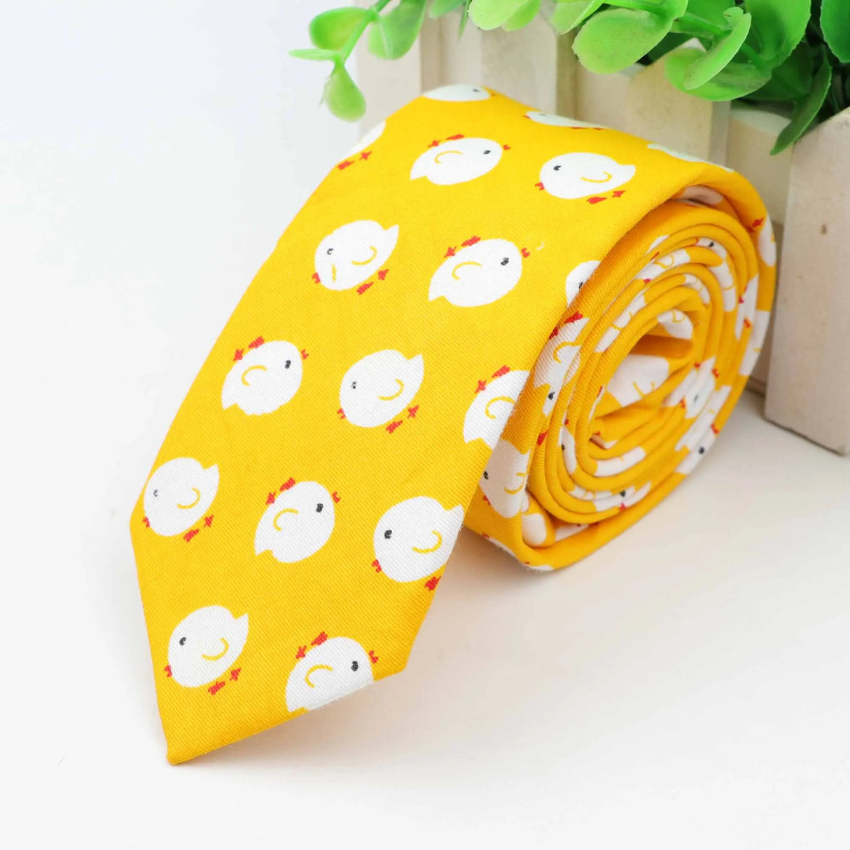 Cotton Men's Colourful Tie Duck Dog Fruit Flower Ties Narrow Kids Children Necktie Slim Skinny Cravate Narrow Thick Neckties