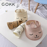 Cartoon Floppy Sun Hat for Kids Summer Beach Cap Sunshade Visor Top Unisex Baby Girl Boy Children's Sun Protection Accessory